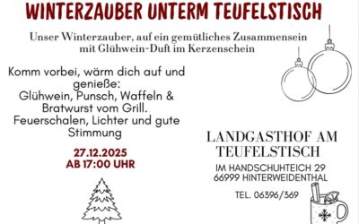 Winterzauber unterm Teufelstisch